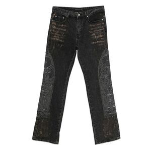 Who Decides War Black Denim - Regular & Straight-Leg Jeans Men